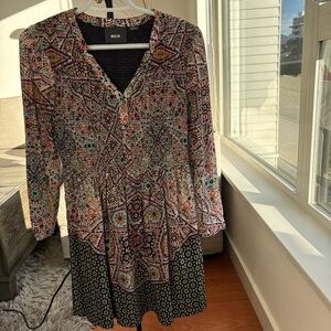 Maeve Anthropologie colourful dress size XS